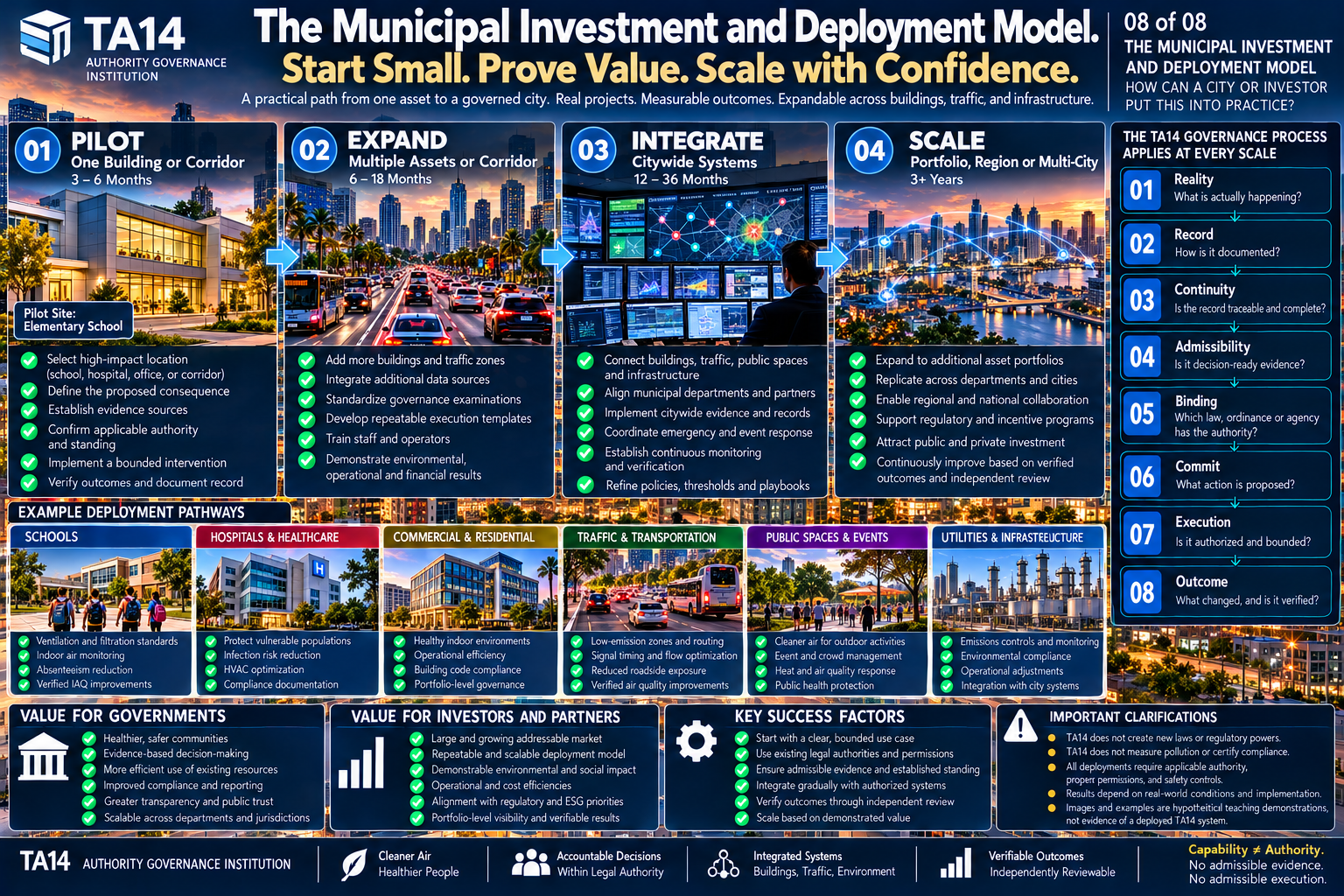 Teaching image 8: Municipal Investment: Start with One Asset, Then Scale